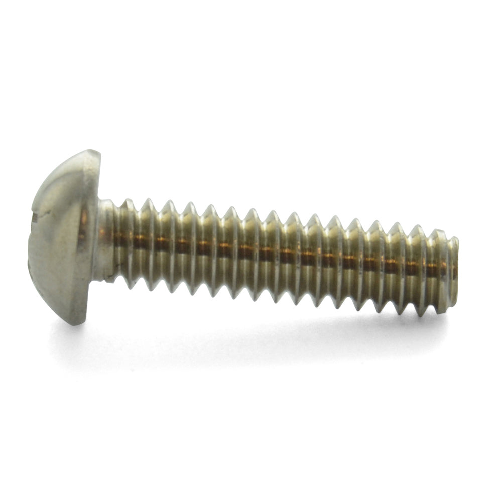 #8-32 x 1-1/2 Inch Coarse Plain 18-8 (A2) Stainless Steel #2 Phillips Drive Round Head Machine Screw