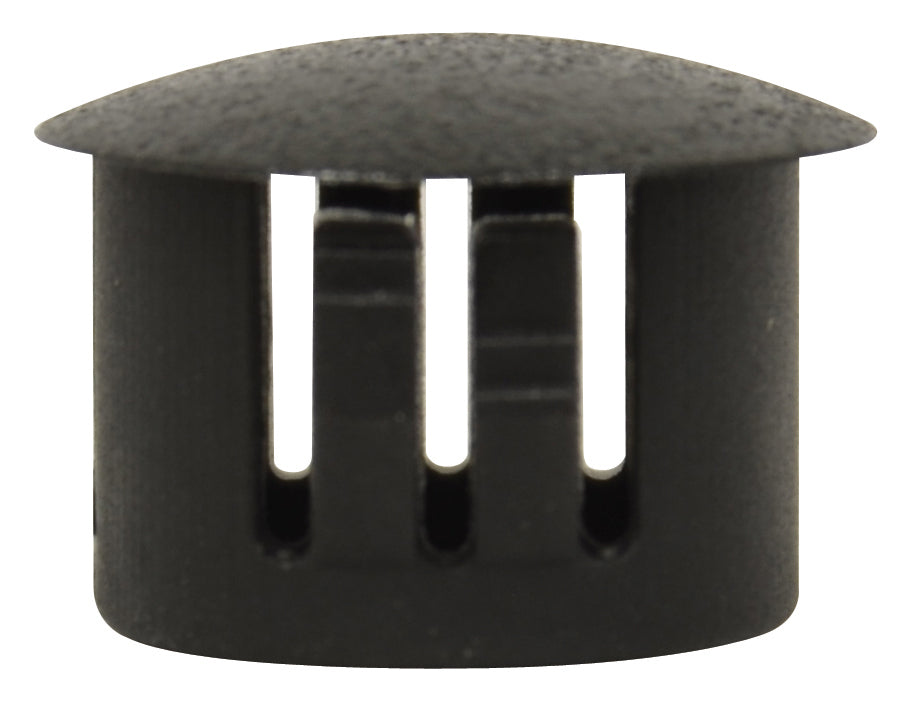1/2 Inch x 7/8 Inch Black Polyethylene Flush Hole Plug