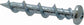 3/16 Inch x 1-1/4 Inch Chrome Plated Concrete Screws Wall-Dogâ„¢ Anchor - 100 Per Box
