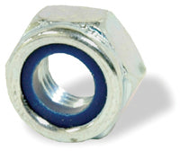 M5 x 0.8 Coarse Din 985 Zinc Plated Class 8 Nylon Insert Lock Nut
