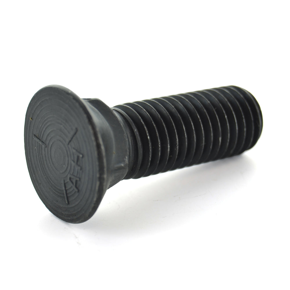 1/2-13 x 3 Inch Coarse Plain Grade 5 Flat Head Plow Bolt