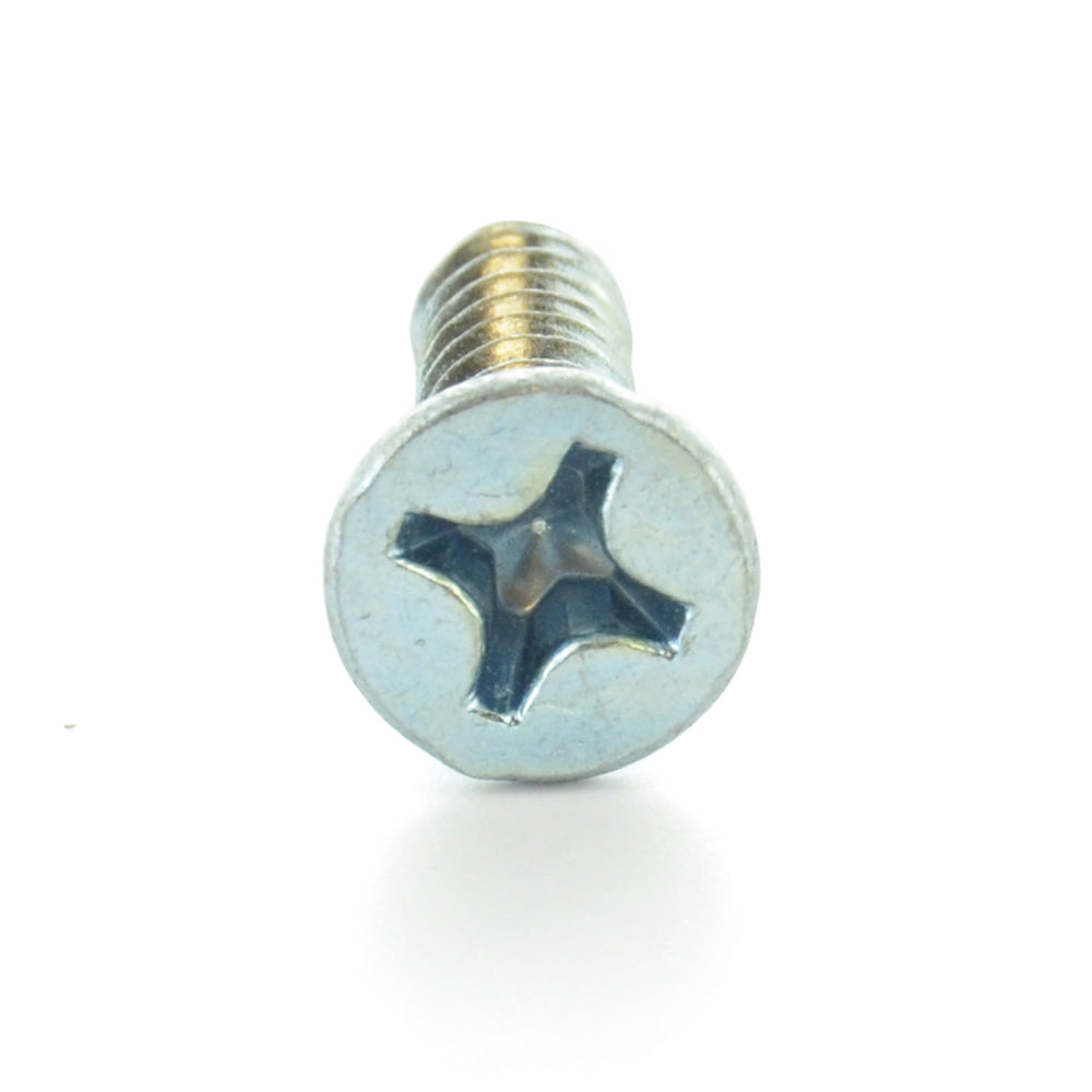 #14 x 3 Inch Zinc Plated Low Carbon Steel Flat - Countersunk Head Type-Ab Self-Tapping Sheet Metal Screw