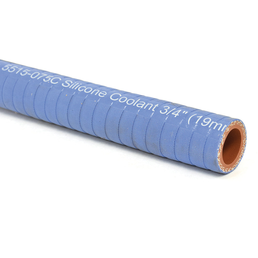 3/4 Inch x 3 Feet 3-Ply Blue Silicone Hose