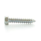 #8 x 1/2 Inch Zinc Plated Alloy Steel Hex Head Type-Ab Self-Tapping Sheet Metal Screw