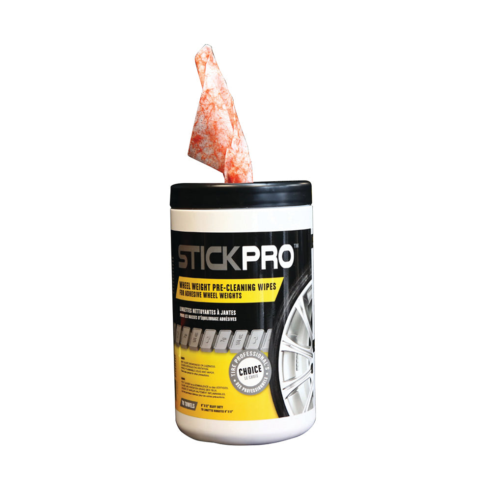 Stickpro™ Wheel Weight Pre-Cleaning Wipes For Adhesive Wheel Weights - Clearance