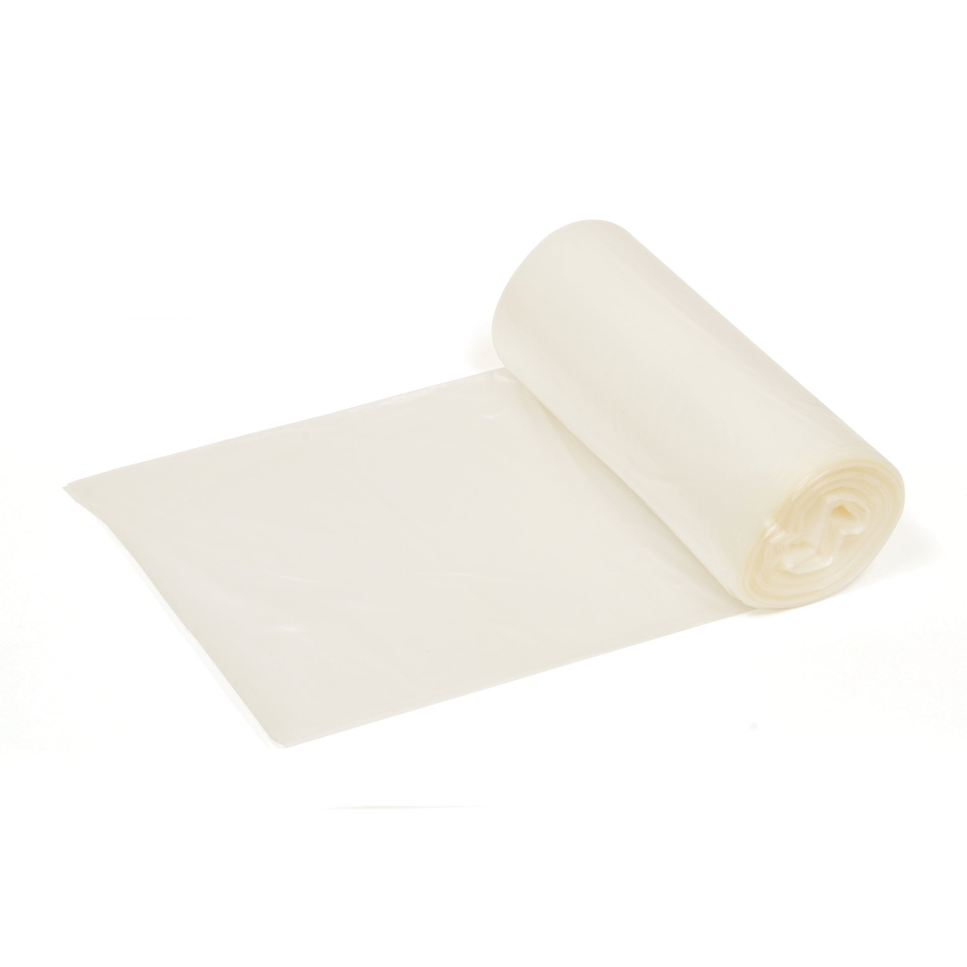 24X24 High Density Can Liner 8 Microns 10 Gallons Natural - 1000 Per Case