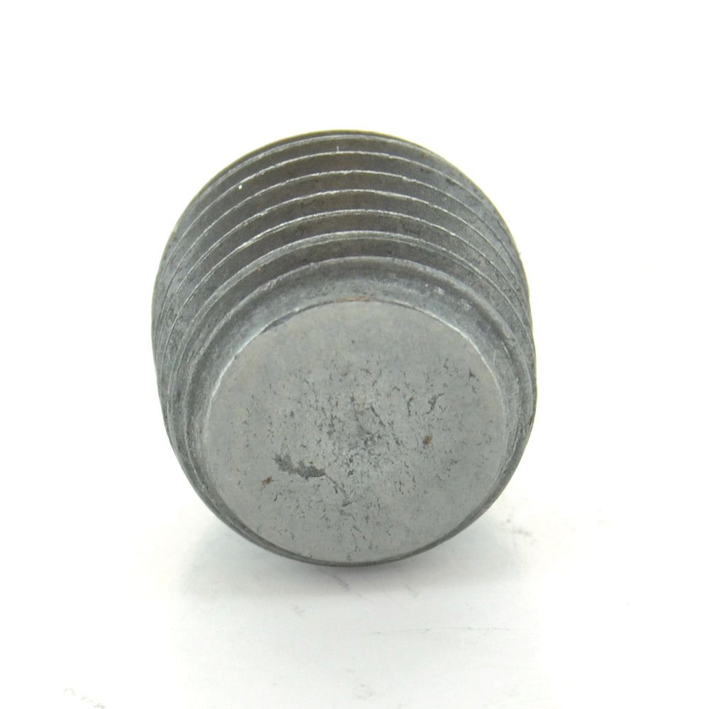 1" Schedule 40 Male NPT Black Malleable Iron Hex Head Pipe Plug