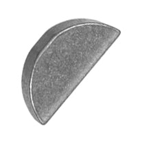 5/8 Inch x 3/16 Inch Plain Carbon Steel Woodruff Key