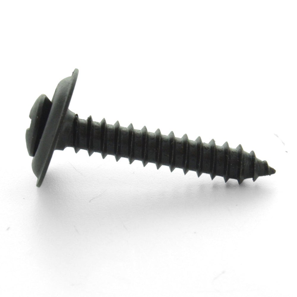 #8-18 x 1-1/4 Inch Black Phosphate Type Ab Phillips Oval Trim Head Tapping Screw