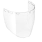 BullHead Safety Climbing Helmet/Hard Hat Face Shield - Clear (Shield Only)(Bracket 865.3.1207)