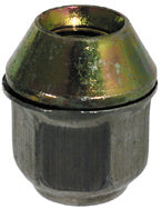 1-1/8-16 Inch Outside 3/4-16 Inch Inside 1-1/8 Inch Hex Left Handed Wheel Nut For Aluminum Wheels