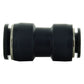 M8 x M6 Plastic Unequal Straight Union Fitting