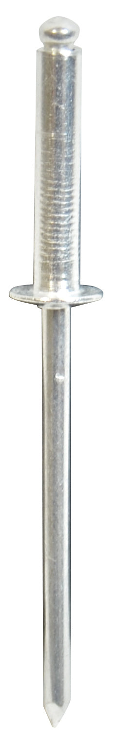 0.376 - 0.500 Inch Grip 1/8 Inch Dia x 0.65 Inch 5052 Aluminum Standard Flange Dome Head Blind Rivet
