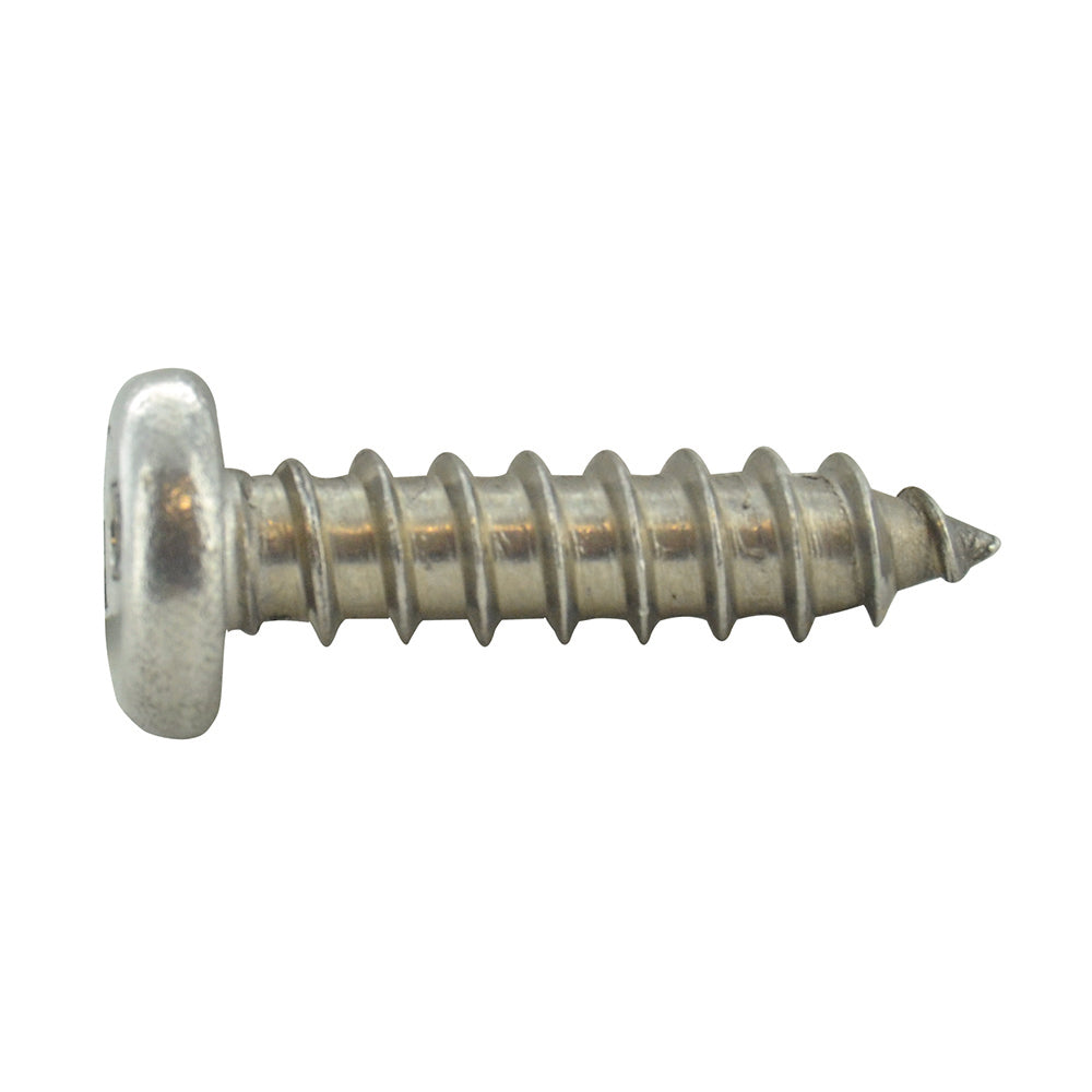 #10 x 1-1/2 Inch Stainless Steel Spanner Pan Head Tamper Resistant Sheet Metal Screw