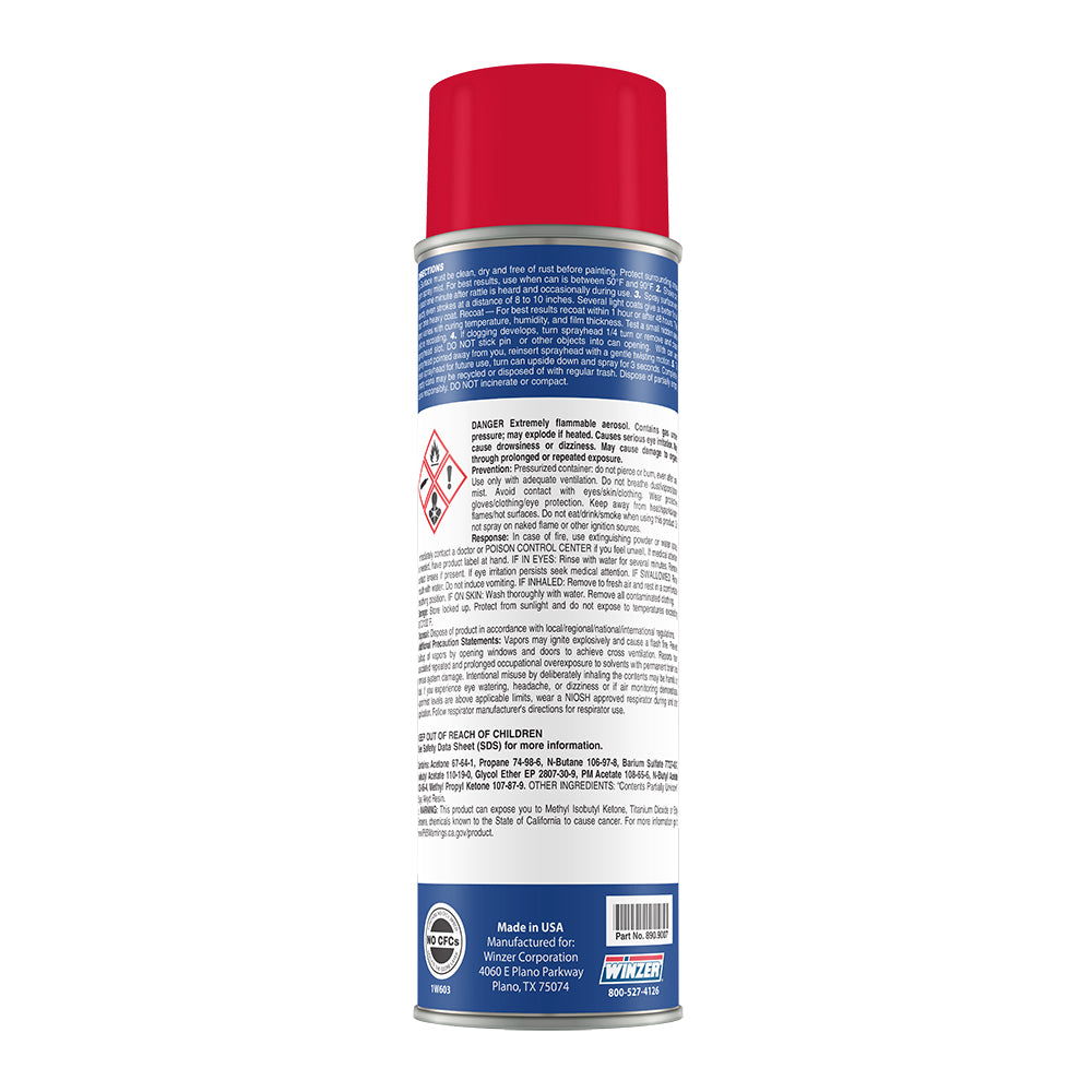 High Solids Gloss Super Red (American Freightways) Spray Paint - 16 oz Net Wt