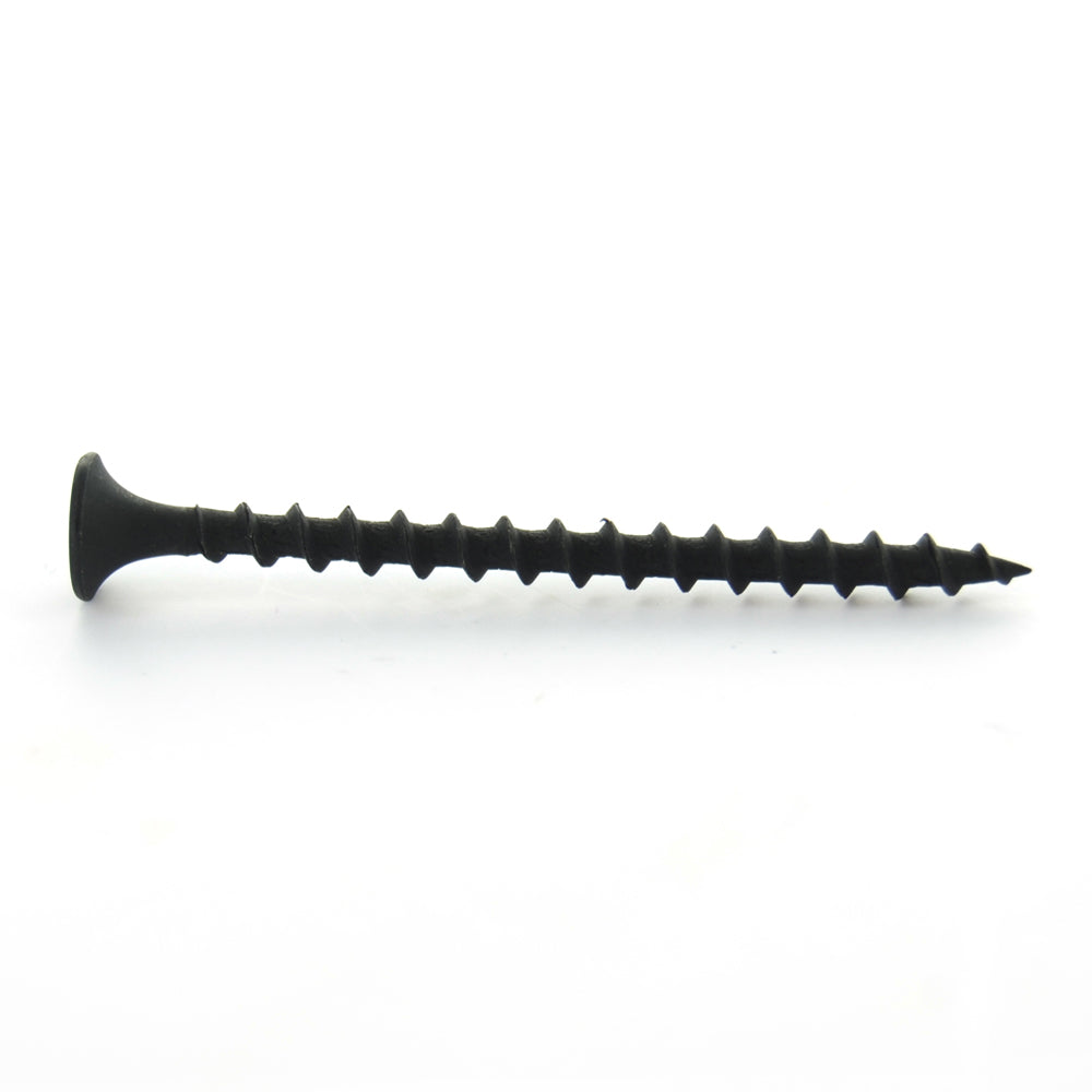 #8 x 2-1/2 Inch Coarse Thread Sharp Point #2 Phillips Drive Bugle Head Black Phosphate Steel Drywall