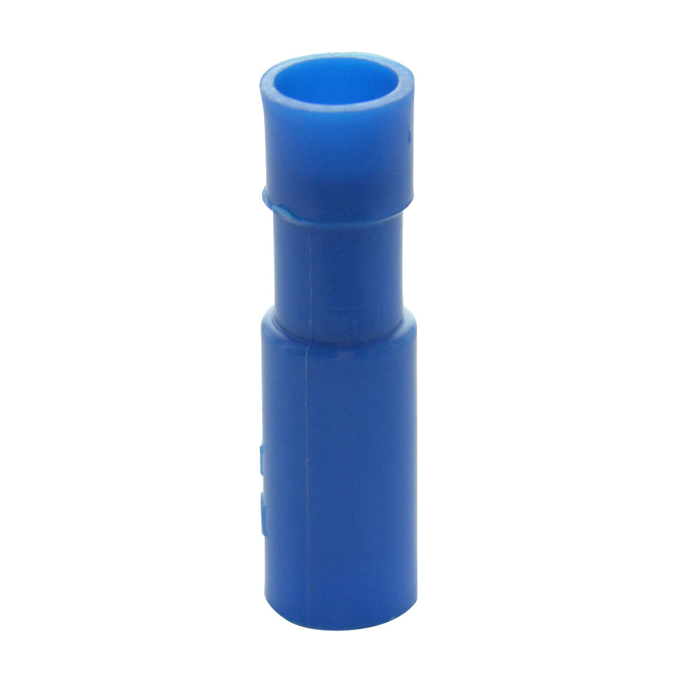 16-14 Awg Blue Nylon Insulated Fully Insulated Bullet Female Snap Receptacle