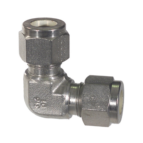 1/4 Inch Compression Tube T316 Stainless Steel 90 Degree B-Lok Union Elbow