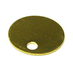 Key Tag - Brass 1-1/4