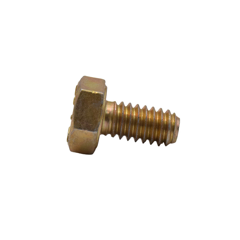 1-8 x 2 Inch Coarse Yellow Zinc L9 Steel Hex Head Cap Screw Usa