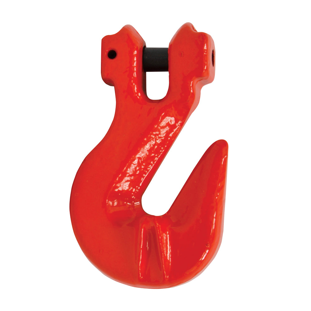 1/2 Inch Grade 80 Red Painted Forged Steel Clevis Grab Hook