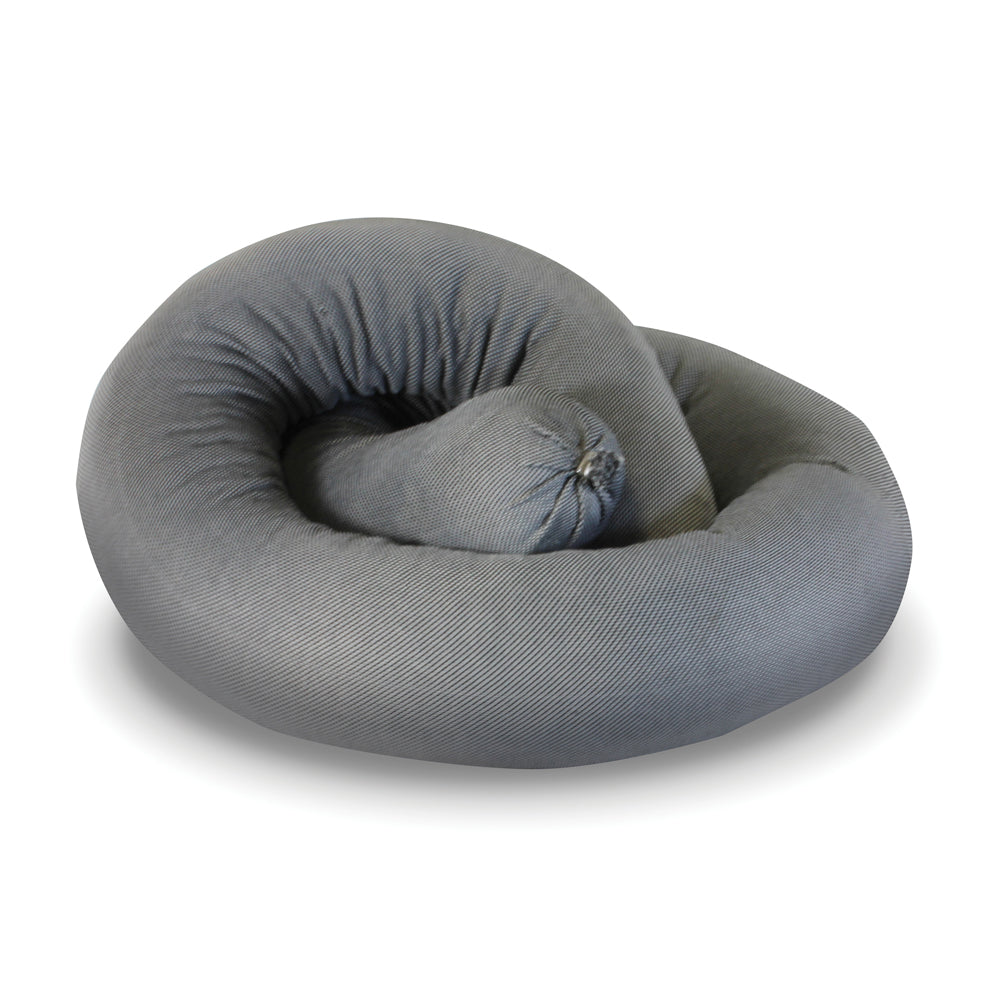 Universal Gray Poly Blend Sock External Diameter. 3" x 4' L