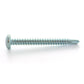 #6 x 1-1/2 Inch Zinc Plated Low Carbon Steel #2 Point Pan Head Self-Drilling Tek Screw