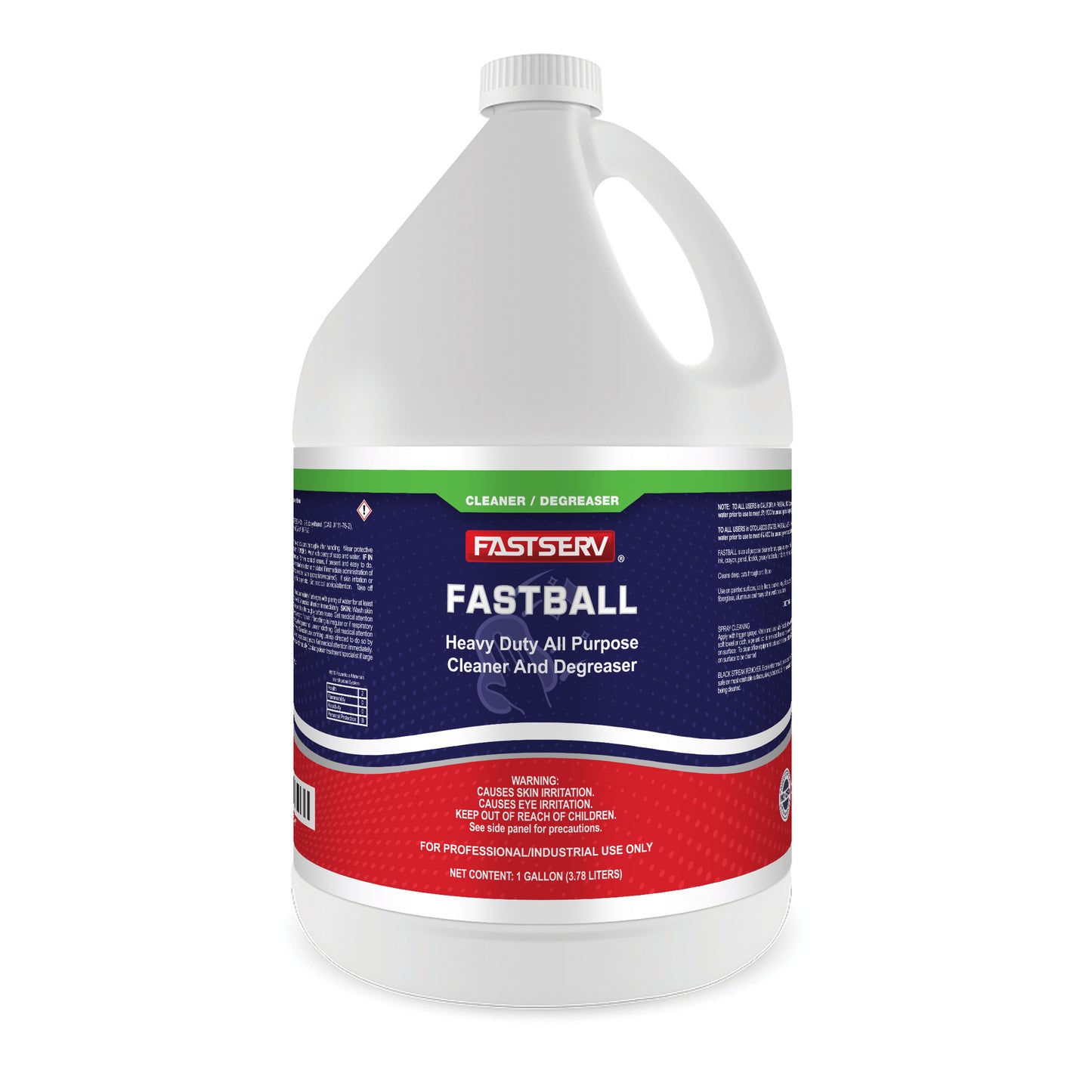 Fastserv Fastball Heavy-Duty All-Purpose Cleaner & Degreaser - 1 Gallon Bottle