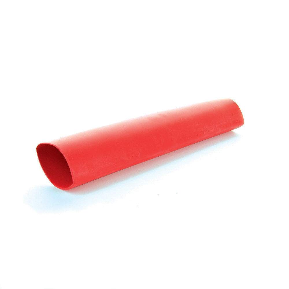 3/16 Inch x 6 Inch Polyolefin Dual Wall Heat Shrink Tubing Red