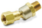 1/4 Inch Fpt  x  1/4 Inch Mpt Ball Swivel Conversion Fitting