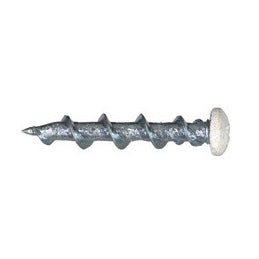 3/16 Inch x 1-1/4 Inch White Pan Head Concrete Screws Wall-Dogâ„¢ Anchor - 100 Per Box