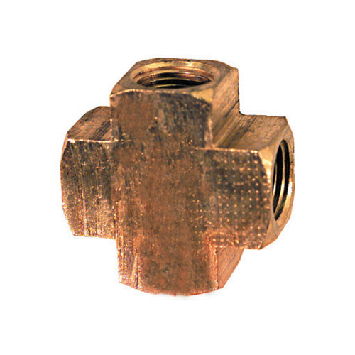 1/4 Inch Brass Pipe Female Cross