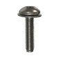 M6 x 1 x 25 mm Coarse Bright Zinc Steel Starter Point Torx Pan Washer Head Body Bolt