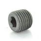 1-1/4" Schedule 40 Male NPT Black Malleable Iron Hex Head Pipe Plug